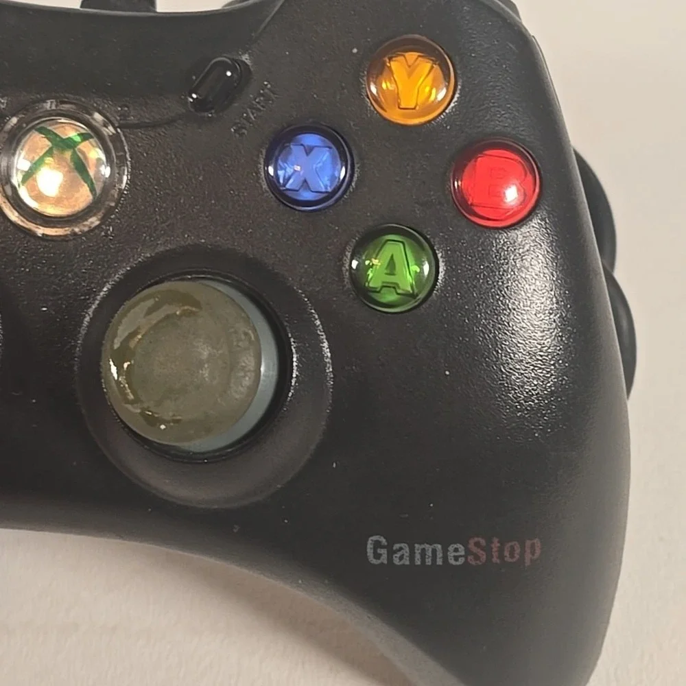 GameStop Xbox 360 Controller BB-070‎ - Black - No USB Adapter